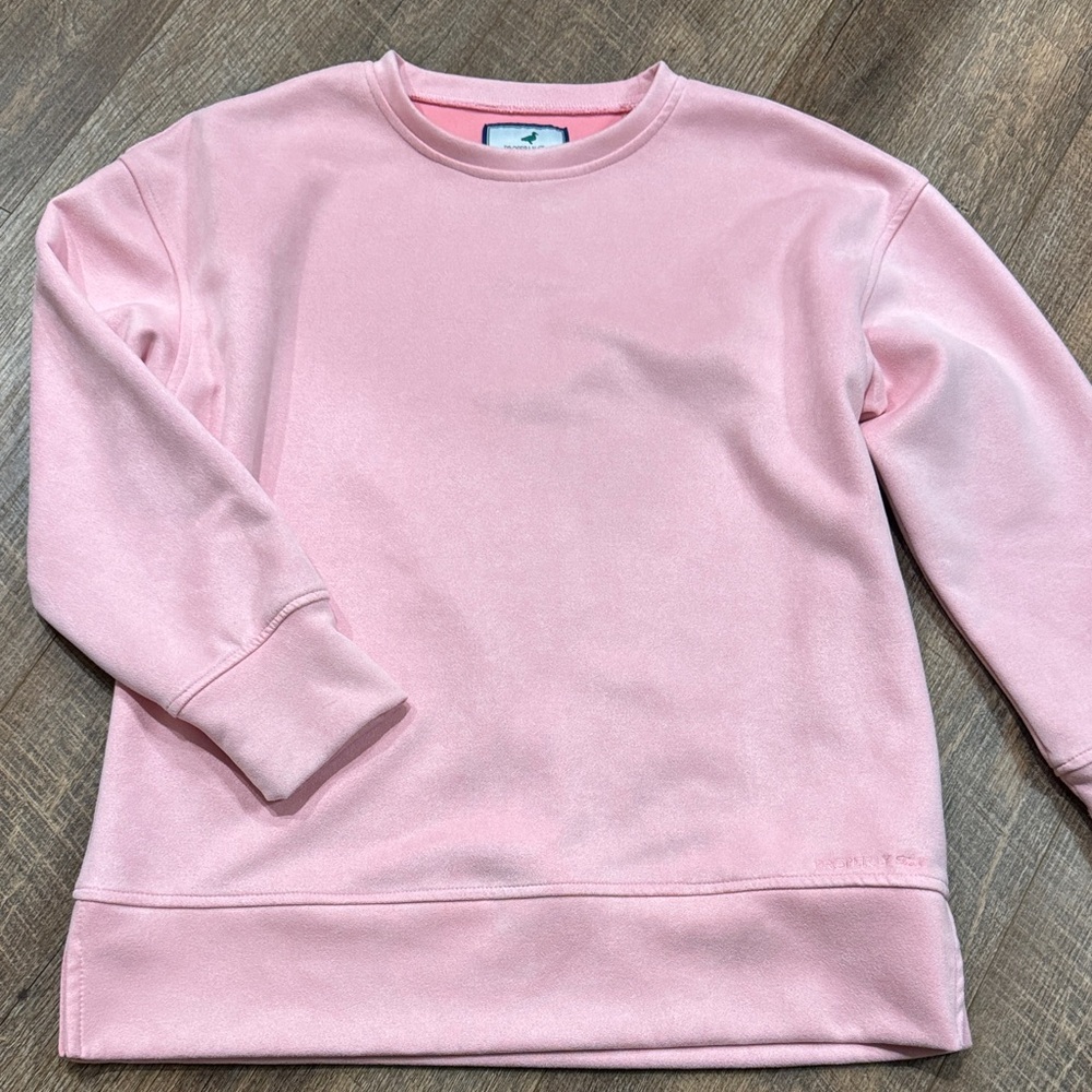 Pink Crew Neck Kids Shirt